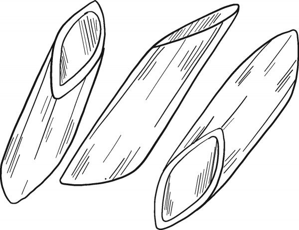 Pasta coloring page image