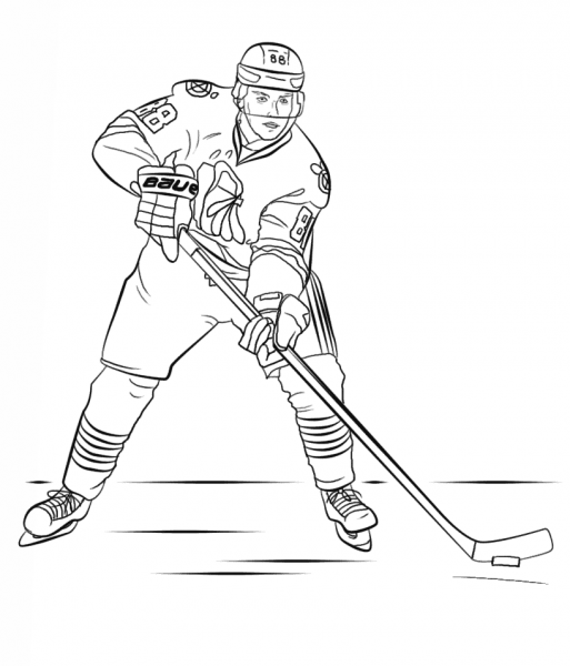 Patrick Kane coloring page image