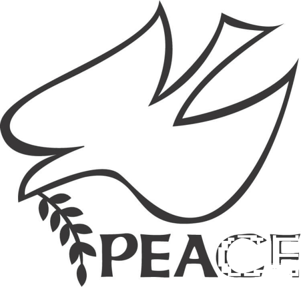 Peace Symbol  coloring page image