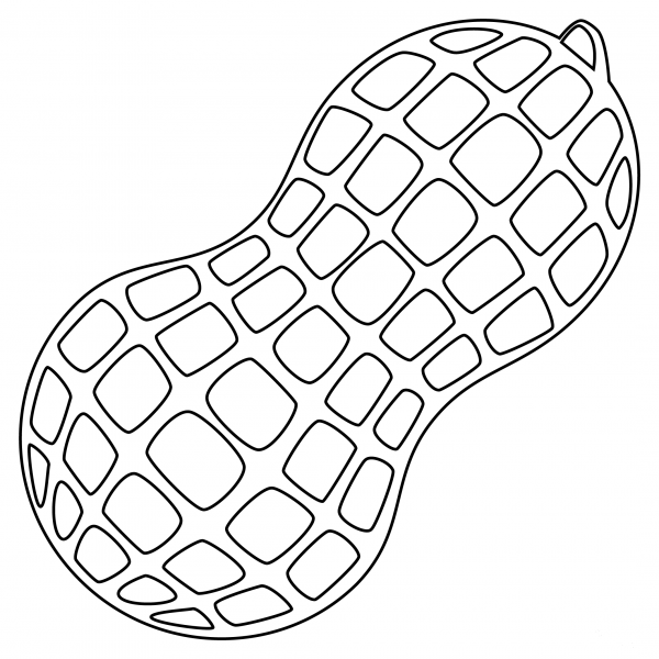 Peanuts coloring page image