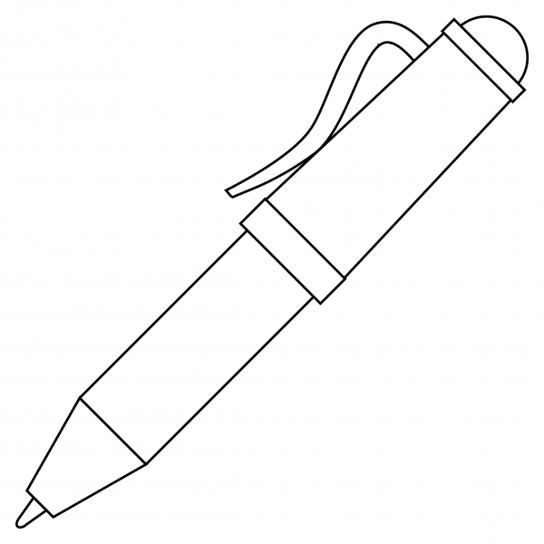 Pen coloring page image