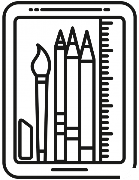 Pencil Case coloring page image