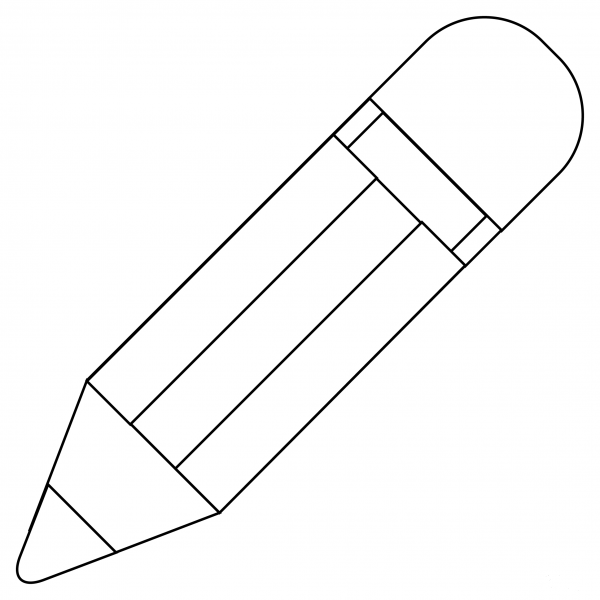 Pencil coloring page image