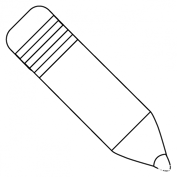 Pencil Emoji coloring page image