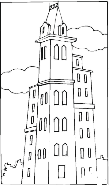 Penthouse In London  coloring page image