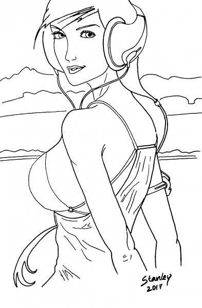 Pepper coloring page image