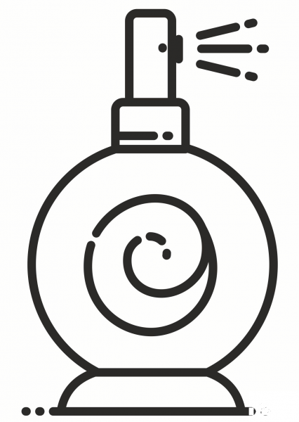 Perfume coloring page image