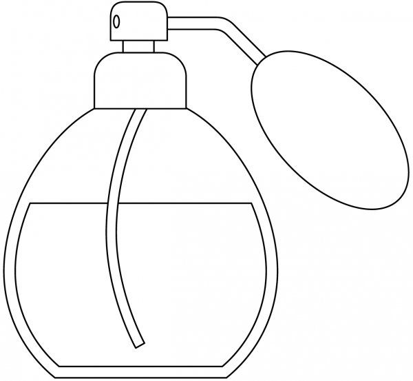 Perfume coloring page image