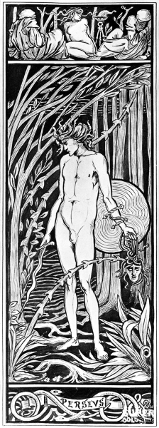 Perseus coloring page image