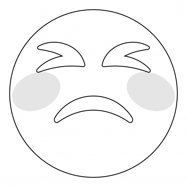 Persevering Face coloring page image