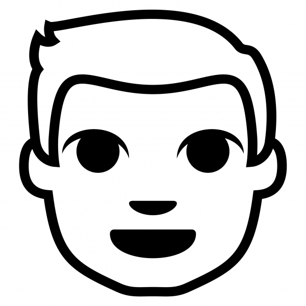 Person Blond Hair Emoji coloring page image