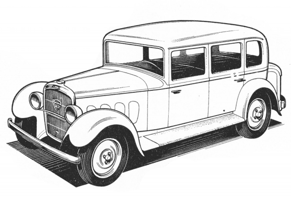 Peugeot 301C coloring page image