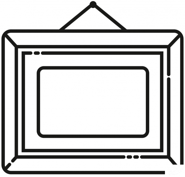 Photo Frame coloring page image