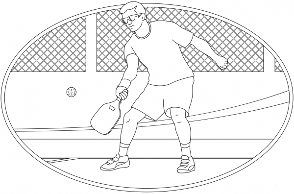 Picklebal coloring page image