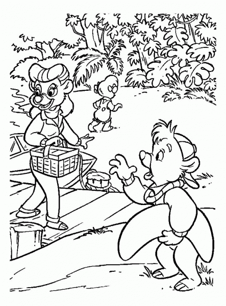 Picnic  coloring page image