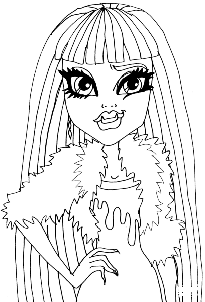 Picture Day Abbey Bominable coloring page image