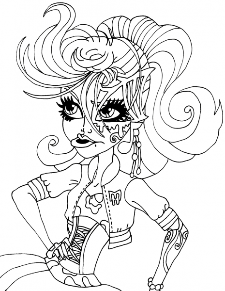 Picture Day Operetta coloring page image