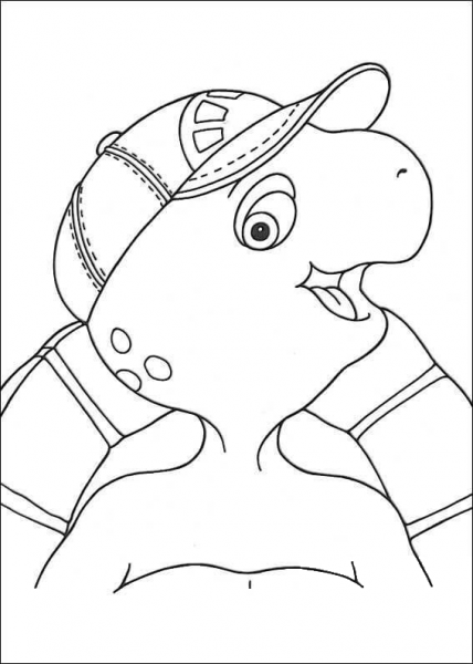 Picture Of Franklin  coloring page image