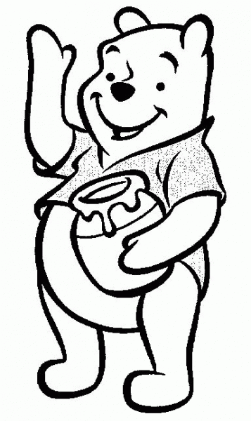 Picture Of Winnie The Pooh  coloring page image
