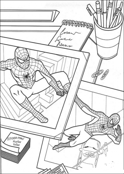 Pictures Of Spider-man coloring page image