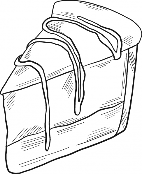 Piece of Cake coloring page image