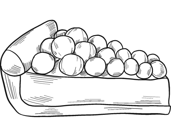 Piece of Pie coloring page image