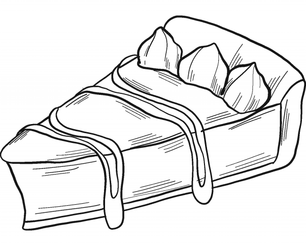 Piece of Pie coloring page image
