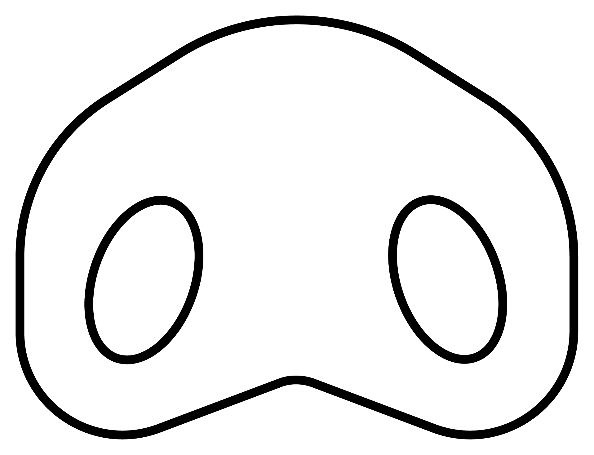 Pig Nose Emoji coloring page ColouringPages