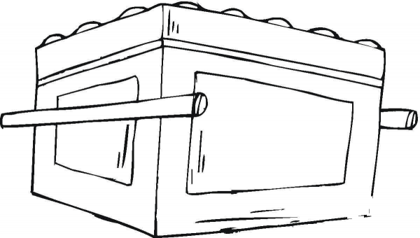 Ark of the Covenant  coloring page image