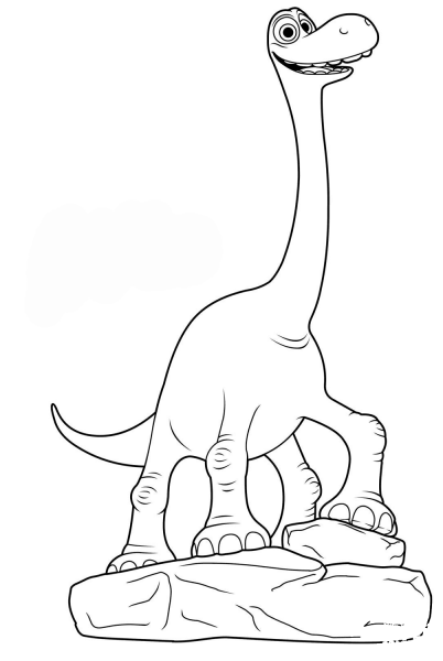Arlo from The Good Dinosaur coloring page image