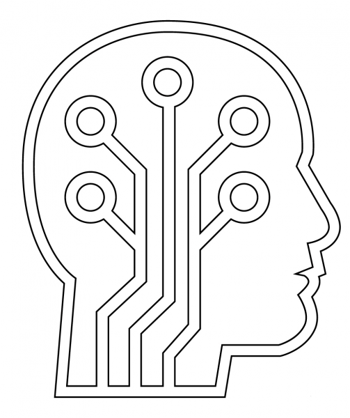 Artificial Intelligence  coloring page image