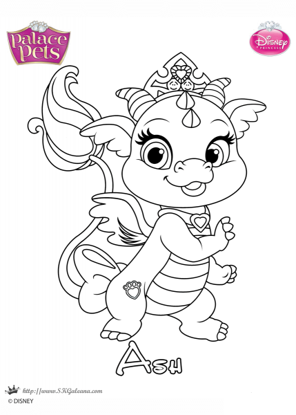 Ash Princess coloring page image
