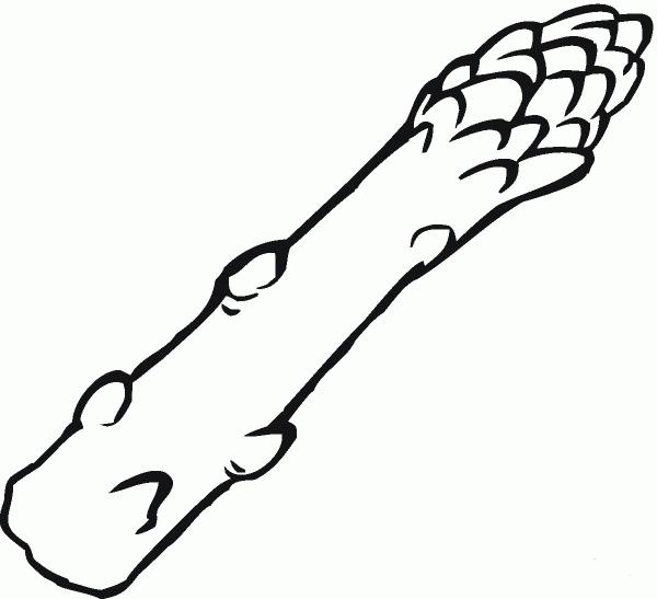 Asparagus coloring page image