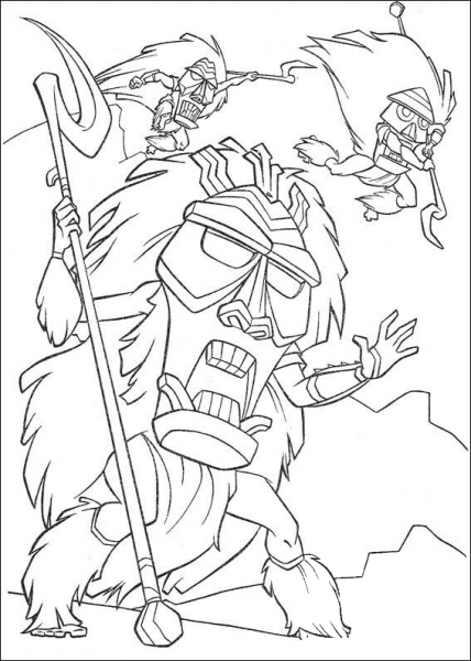 Atlantis Guardians coloring page image