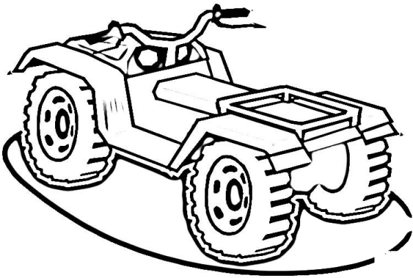 ATV  coloring page image