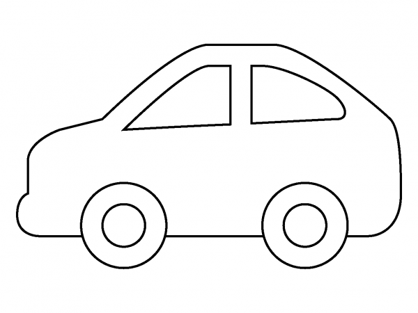 Automobile Emoji coloring page image
