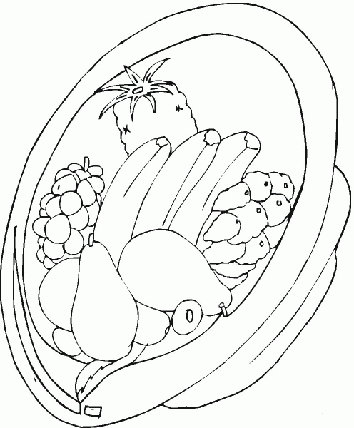 Avocado And The Others coloring page image