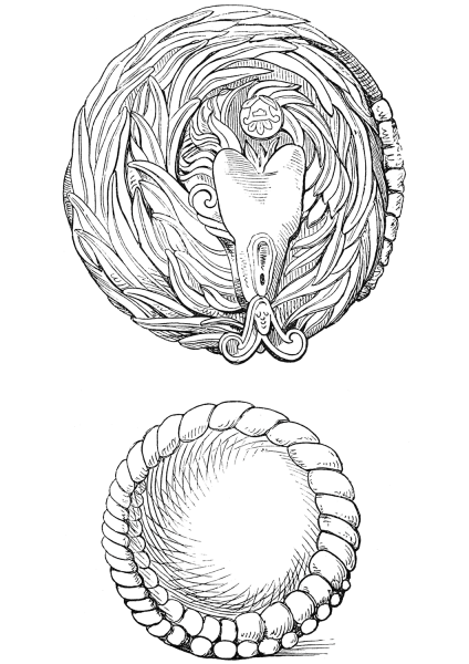 Aztec Serpent Figures coloring page image