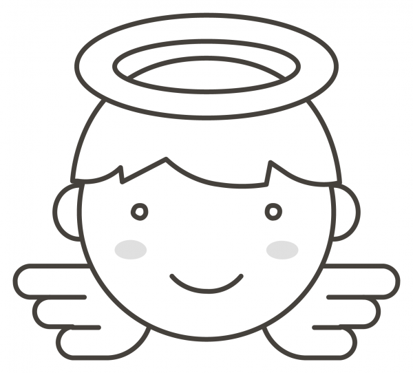 Baby Angel coloring page image