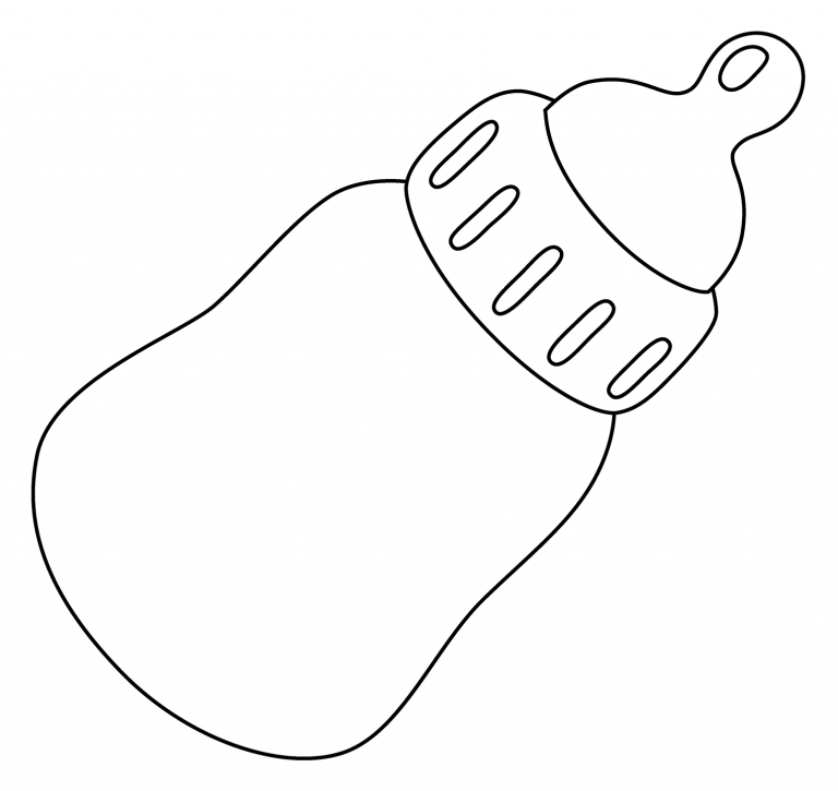 Baby Bottle Emoji coloring page - ColouringPages