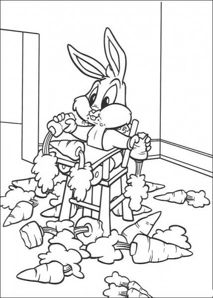 Baby Bugs Bunny  coloring page image
