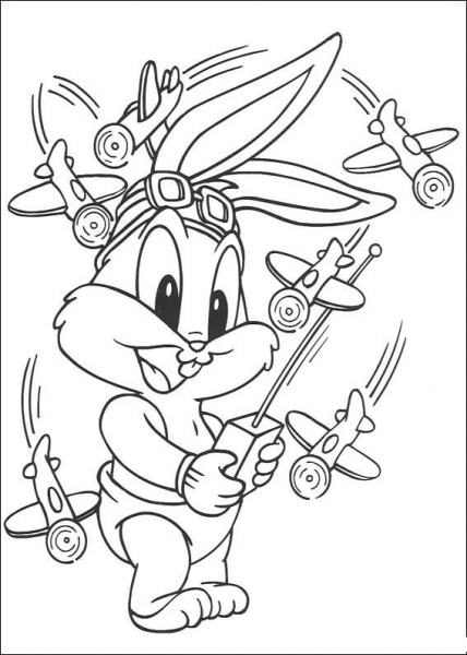 Baby Bugs Bunny coloring page image