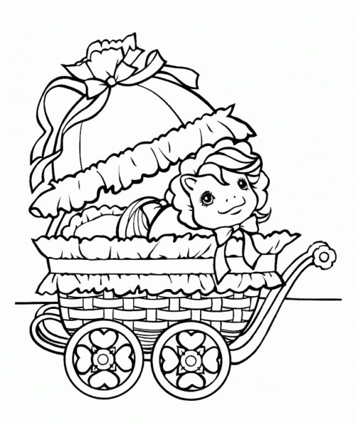 Baby Carrier  coloring page image