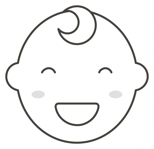 Baby coloring page image