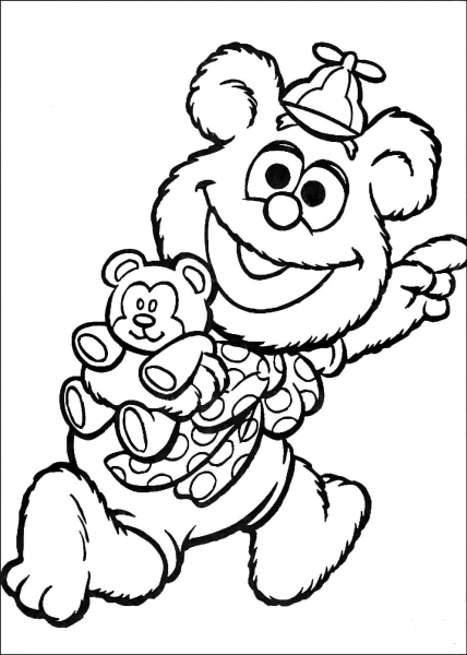 Baby Fozzie coloring page image