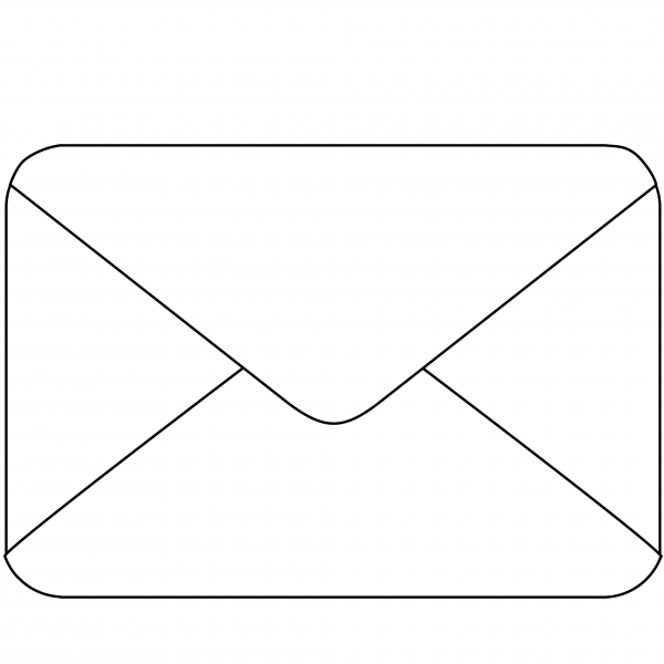 Back-of-Envelope Emoji coloring page image