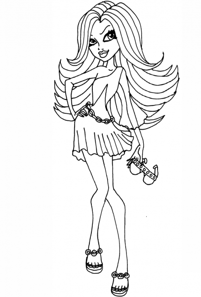 Back to School Spectra coloring page image
