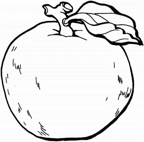 Bad Skin Apple  coloring page image