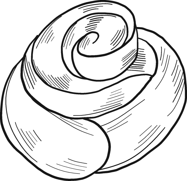 Bakery coloring page image