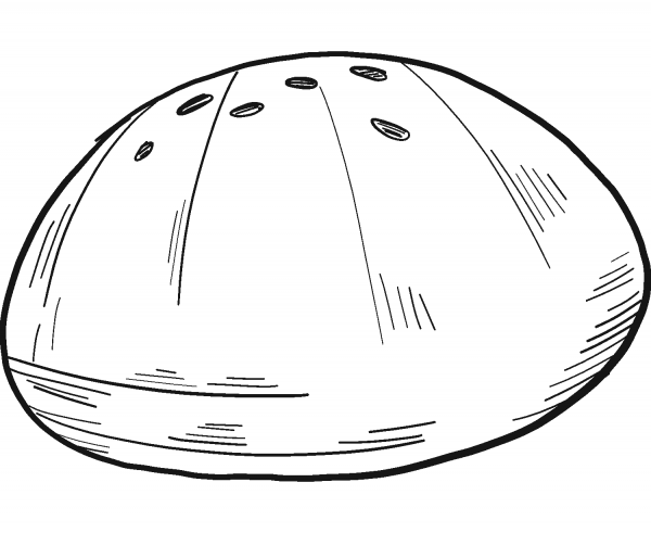 Bakery coloring page image